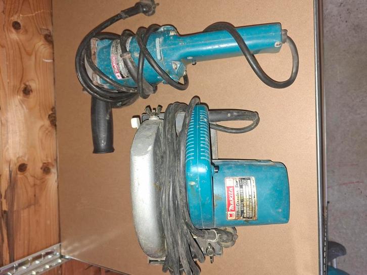 Lot scie circulaire et disqueuse ( makita), Doe-het-zelf en Bouw, Gereedschap | Boormachines, Gebruikt, Ophalen