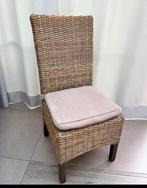 6 rieten eetkamerstoelen, Maison & Meubles, Chaises, Enlèvement, Comme neuf