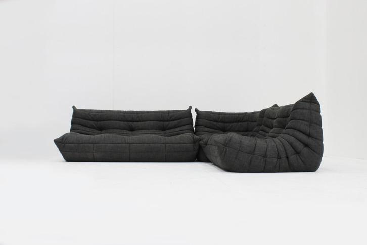 Vintage Togo Ligne Roset sofa set Michel Ducaroy, Huis en Inrichting, Zetels | Complete zithoeken, Gebruikt, Stof, Ophalen