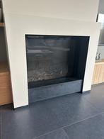 Liftdeurhaard m-design, Ophalen, Zo goed als nieuw, Inbouwhaard, Houthaard