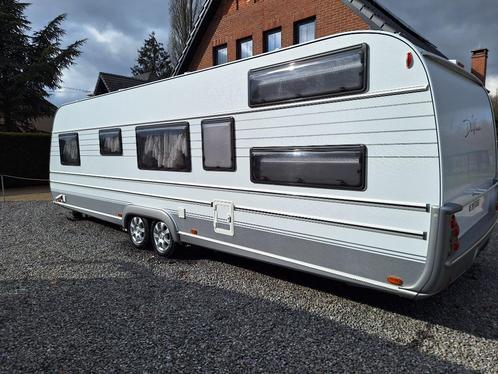 Tabbert da vinci 700kd, Caravans en Kamperen, Caravans, Particulier, Rondzit, Tabbert, Frans bed, Airco, Douche, Kachel, Luifel