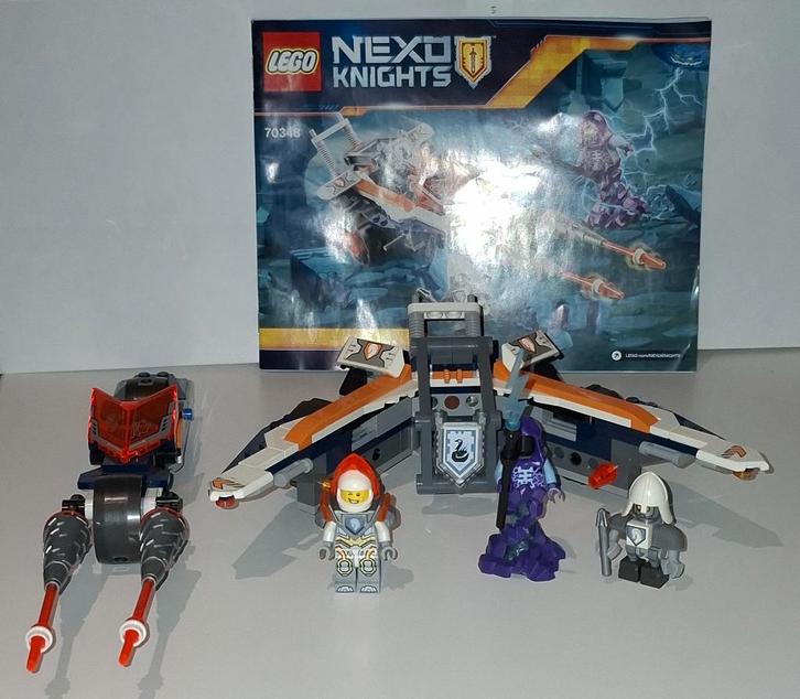 NEXO KNIGHTS Lance's Dubbele Jouster - 70348, Kinderen en Baby's, Speelgoed | Duplo en Lego, Zo goed als nieuw, Lego, Complete set