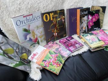Boekencollectie voor orchideeënliefhebbers