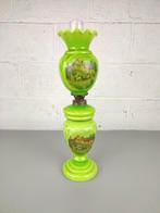Antieke opaline olielamp, Antiek en Kunst, Ophalen