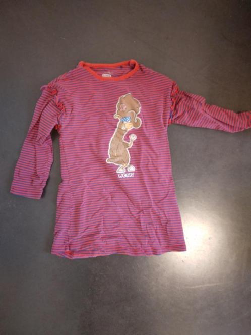 Woody rood-donkerblauw slaapkleedje (mt 104; 4 jr), Kinderen en Baby's, Kinderkleding | Maat 104, Gebruikt, Meisje, Nacht- of Onderkleding