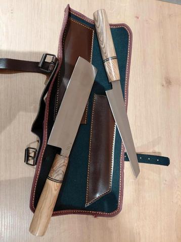 Japans nakiri en sujihiki koksmes beschikbaar voor biedingen