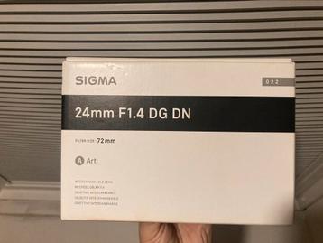 Sigma 24mm 1.4 DG DN (sony)  beschikbaar voor biedingen