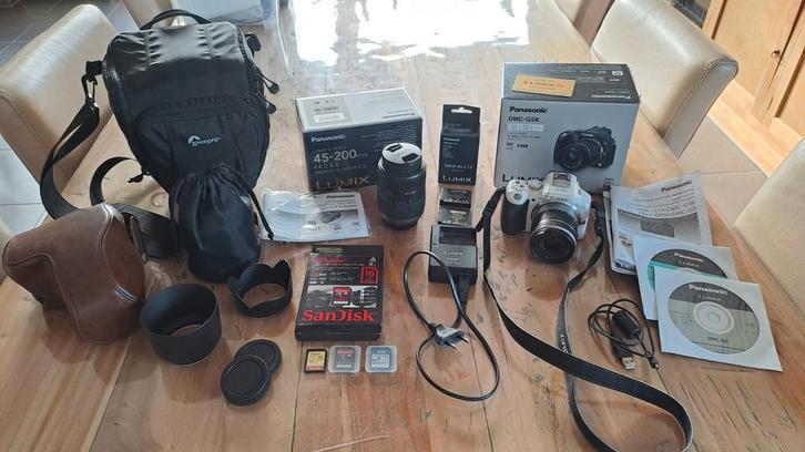 Panasonic Lumix G5 + 2 lenzen + complete set (topstaat), Audio, Tv en Foto, Videocamera's Analoog, Camera, Ophalen