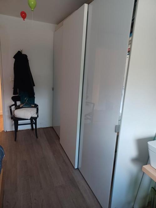 Verkoop kleerkast 3 schuifdeuren, Huis en Inrichting, Kasten | Kleerkasten, Glas, Ophalen