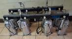 2 4bar Dmx met Par64 long silver 1000W + reserve lampen, Muziek en Instrumenten, Licht en Laser, Ophalen, Gebruikt, Licht, Kleur