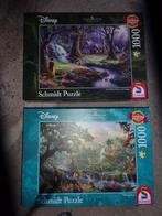 2 Disney puzzels, Hobby en Vrije tijd, Ophalen, 500 t/m 1500 stukjes, Zo goed als nieuw, Legpuzzel