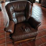 Gratis lederen salon / 3, 2 en 1zit, Huis en Inrichting, Ophalen, Gebruikt, Leer