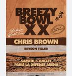 2 vip pit kaarten chris brown breezy bowl xx, Tickets & Billets, Deux personnes, Juillet
