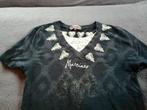 t-shirt zwart merk guess by marciano -  maat m, Maat 48/50 (M), Zwart, Ophalen of Verzenden, Guess