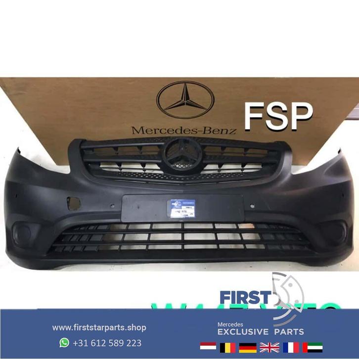 W447 VOORBUMPER + GRIL Origineel Mercedes VITO BESTELBUS BUM, Auto-onderdelen, Carrosserie, Bumper, Mercedes-Benz, Voor, Gebruikt