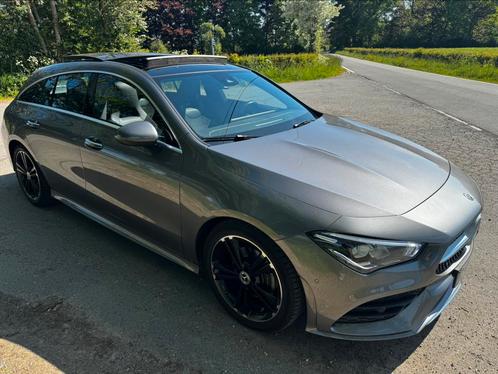 Mercedes Cla 180 Amg Line, Auto's, Mercedes-Benz, Particulier, CL, Open dak, Benzine, Euro 6, Break, 5 deurs, Automaat, Zilver of Grijs
