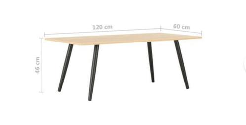 Table salon, Maison & Meubles, Tables | Tables de salon, Comme neuf, Moins de 50 cm, 50 à 100 cm, 100 à 150 cm, Rectangulaire