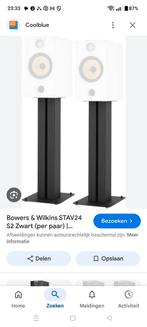 Bowers & Wilkins STAV24 S2 zwart (per paar), Ophalen of Verzenden, Zo goed als nieuw, Overige typen
