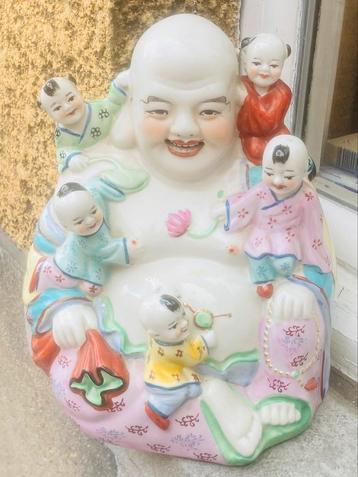 Vintage happy Buddha porselein  beschikbaar voor biedingen