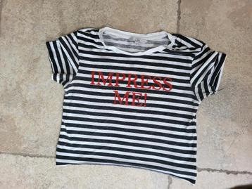 GRATIS : streepjes topje mt 176