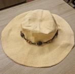 Mooie zomerhoed met pareltjes, Kleding | Dames, Hoeden en Petten, Ophalen of Verzenden, Gedragen, One size fits all, Hoed