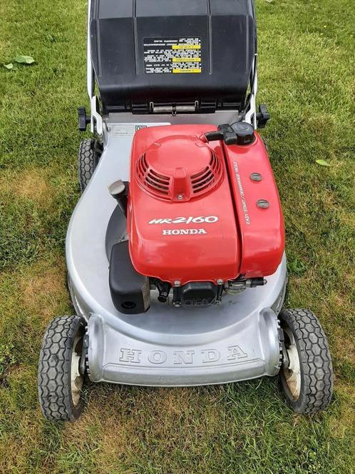 Honda grasmachine als Nieuw, Tuin en Terras, Grasmaaiers, Zo goed als nieuw, Benzine-grasmaaier, 50 cm of meer, Opvangzak, Opvangbak
