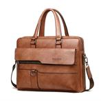 Sac Porte-Documents Homme – Élégance et Praticité pour le Bu, Bruin, Verzenden, Aktetas of Boekentas, Nieuw