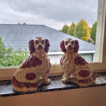 Koppel "HoereHondjes" (groot formaat 34cm hoog)  beschikbaar voor biedingen