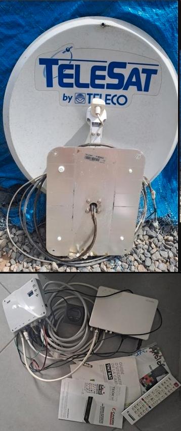 Volledige set automatische satellietantenne + TNT SAT beschikbaar voor biedingen