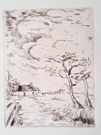 Maurice de Vlaminck 1876-1958 “”The Way” etching, Antiek en Kunst, Ophalen of Verzenden