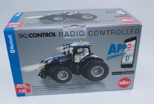 SIKU 6738 - APP CONTROL NEW HOLLAND T7.315 MET DUBBELLUCHT, Hobby en Vrije tijd, Modelauto's | 1:32, Nieuw, Tractor of Landbouw