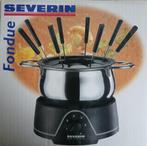 Elektrisch fonduestel met 6 borden, Fondueset, Gebruikt, Elektrisch, Ophalen