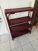 Vintage boekenrek in bamboe, Huis en Inrichting, Kasten | Boekenkasten, Ophalen, Zo goed als nieuw