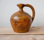 Antieke elegante franse geglazuurde kruik, Antiek en Kunst, Ophalen of Verzenden