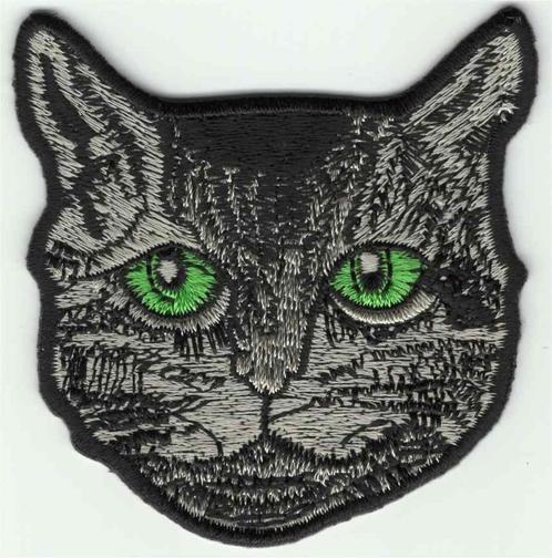 Poes Kat stoffen opstrijk patch embleem #2, Collections, Collections Autre, Neuf, Envoi