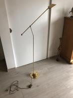 Vintage staande lamp messing, Huis en Inrichting, Lampen | Vloerlampen, Ophalen, Zo goed als nieuw, Metaal, 150 tot 200 cm