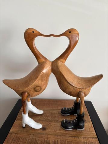 J'adore Duck. Bois de canard 50 x 50 cm, bois de manguier !, Enlèvement
