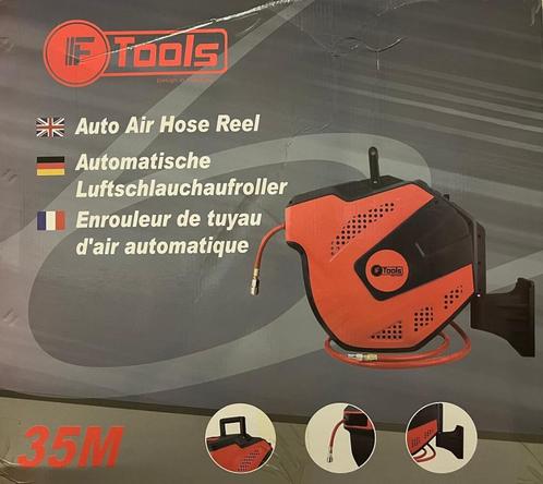 Enrouleur de tuyau d'air 35mtr., Autos : Divers, Outils de voiture, Neuf, Enlèvement ou Envoi