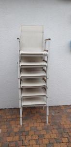 Tuinstoelen, Huis en Inrichting, Stoelen, Gebruikt, Wit, Vijf, Zes of meer stoelen, Ophalen