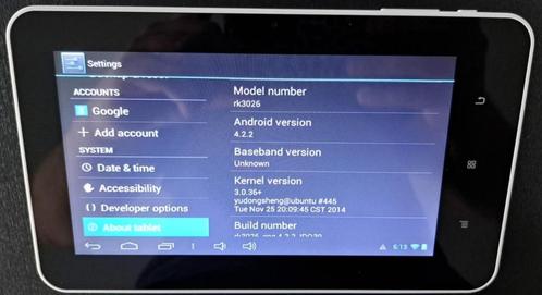 Android Tablet in originele verpakking, Computers en Software, Android Tablets, Zo goed als nieuw, Wi-Fi, Uitbreidbaar geheugen