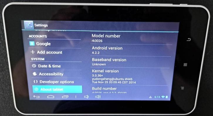 Android Tablet in originele verpakking, Informatique & Logiciels, Android Tablettes, Comme neuf, Wi-Fi, Mémoire extensible, Enlèvement ou Envoi