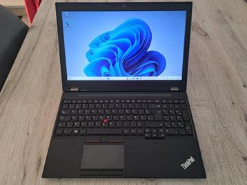Workstation ThinkPad P50 i7-6820HQ 15.6'' FHD, Comme neuf, Enlèvement, SSD, Azerty