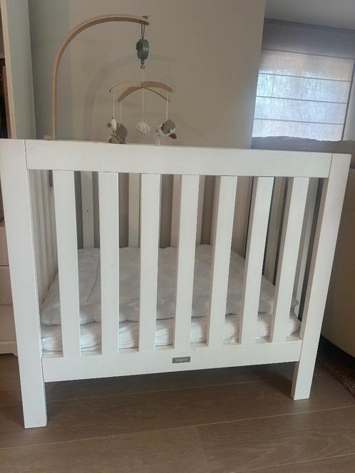 Babypark Bopita incl muziekmobiel, matras & parklegger, Kinderen en Baby's, Babyparken, Zo goed als nieuw, Rechthoekig, In hoogte verstelbaar