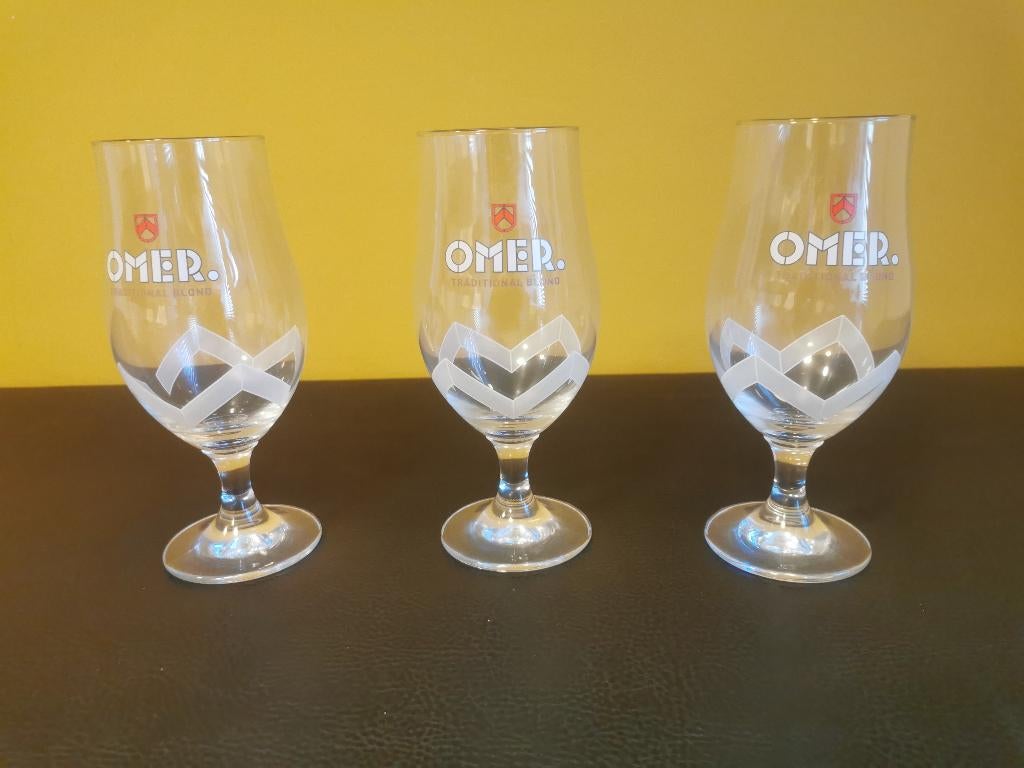 Bierglas Achouffe, Ophalen of Verzenden, Zo goed als nieuw, Bierglas