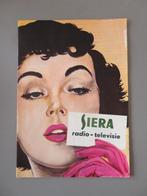 1955 brochure Siera Radio en televisie, Ophalen of Verzenden, Zo goed als nieuw, Gebruiksvoorwerp