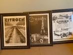 Reclameposter voor Citroën, Verzamelen, Posters, Ophalen, Zo goed als nieuw, Reclame, Met lijst