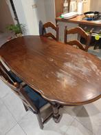 Table à manger avec 4 chaises très bon état, Enlèvement, Utilisé