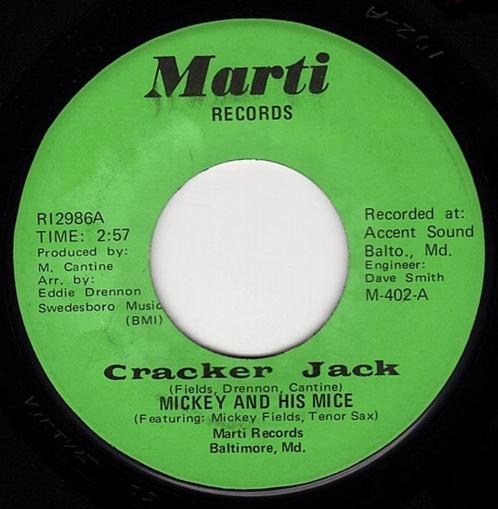 Mickey And His Mice – Cracker Jack ' popcorn funky ", Cd's en Dvd's, Vinyl Singles, Gebruikt, Single, R&B en Soul, 7 inch, Ophalen of Verzenden