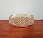 Plafondlamp van amberkleurig kristal, jaren 70, Ophalen of Verzenden