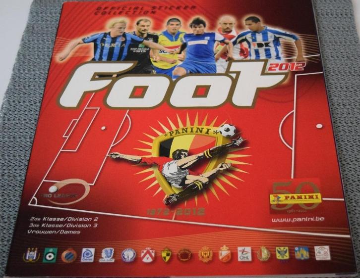 Panini / Foot 2012 / Album + 548 stickers wo. De Bruyne, Verzamelen, Sportartikelen en Voetbal, Nieuw, Poster, Plaatje of Sticker